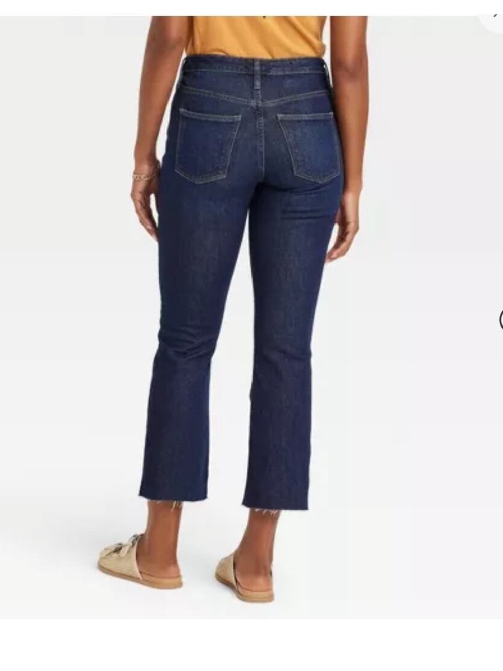 UNIVERSAL THREAD DARK DENIM JEANS WOMEN'S 12 VINTAGE STRETCH STRAIGHT BOOTCUT